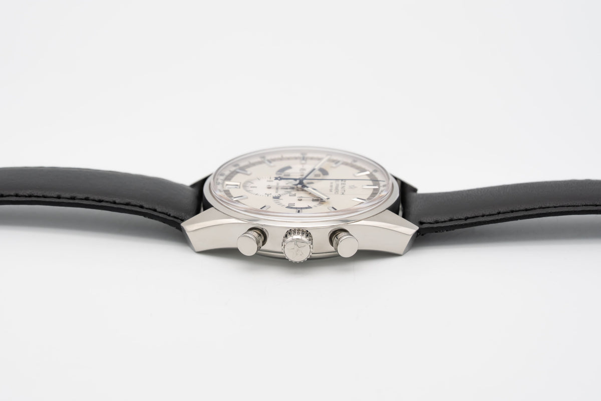 Zenith El Primero 36'000 VpH Stainless Steel Automatic 42mm Papers