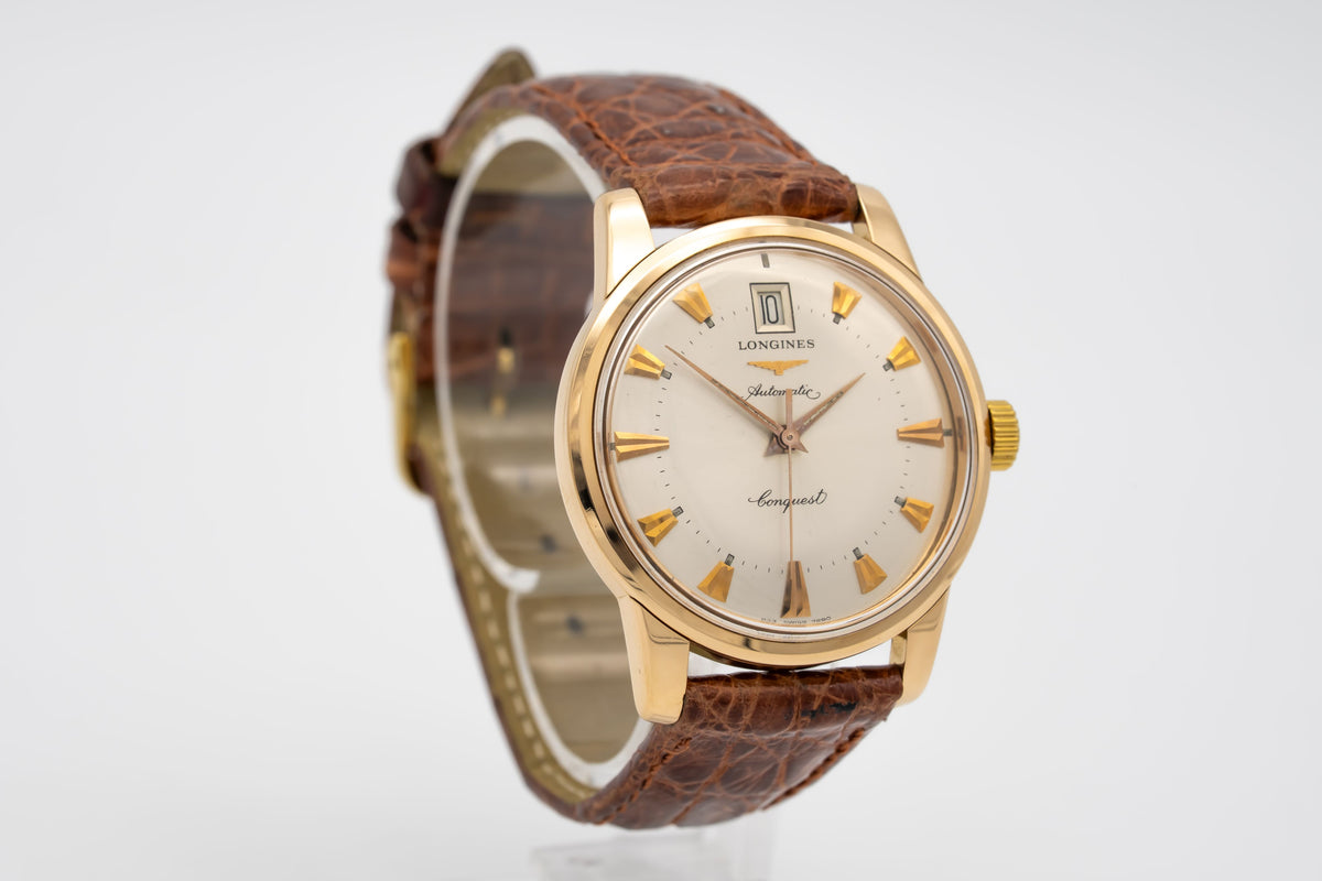 Longines Conquest Heritage L1.611.6 Rosegold 750 Automatik 35mm