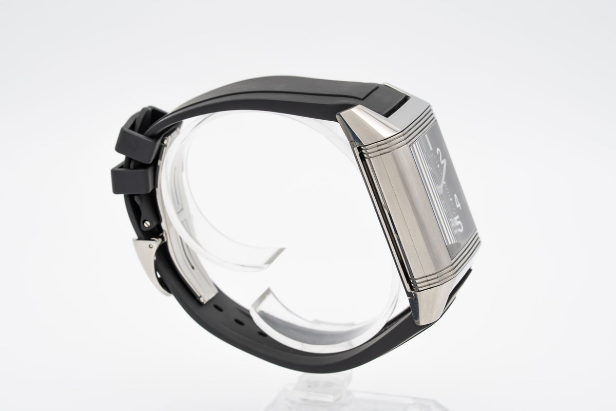 Jaeger-LeCoultre Reverso Squadra Hometime 230.8.77 Stainless Steel Automatic 35mm Papers
