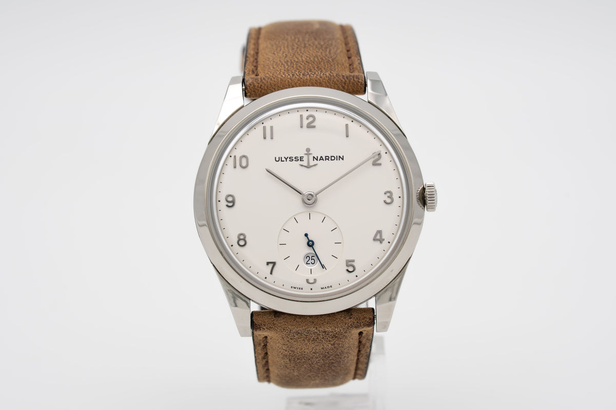 Ulysse Nardin Classico 3203-900 Paul David Full Set Stahl Automatik 39mm