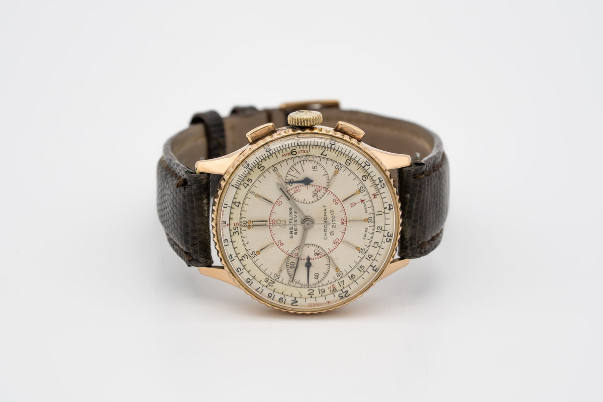 Breitling Chronomat 36 769 Rosegold 750 Vintage Manual Winding 36mm