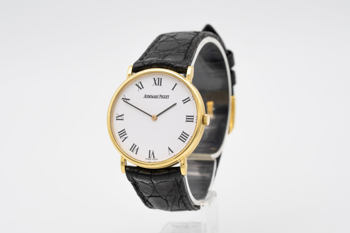 Audemars Piguet Classic 18K B&P Banque Cantonale Gelbgold 750 Manual Winding 32mm
