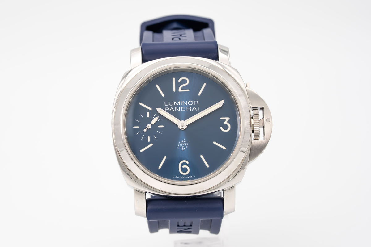 Panerai Luminor Blu Mare 44 Stainless Steel Manual Winding Papers