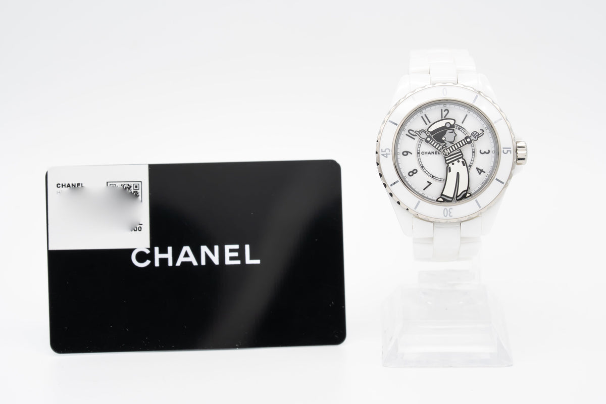 Chanel J12 Mademoiselle J12 La Pausa Ceramic Automatic 38mm Papers