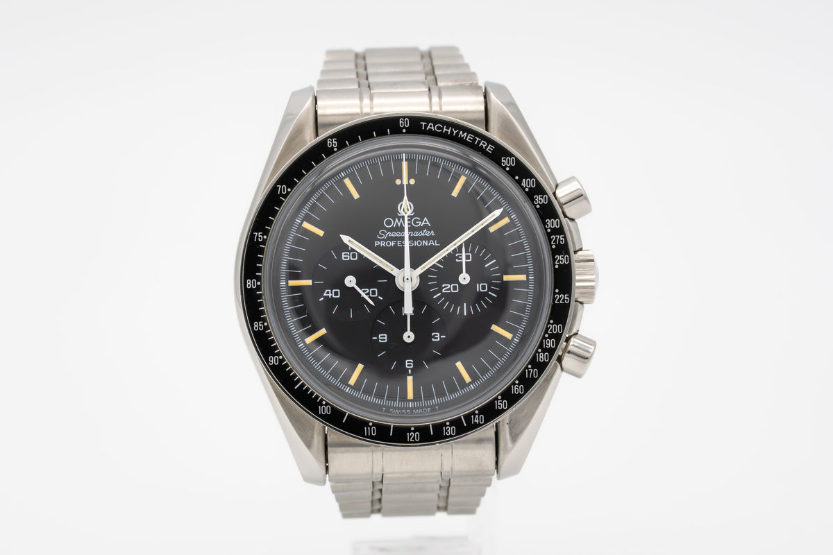 Omega Speedmaster Professional Moonwatch Apollo XI Papers Unpolished Stainless Steel Manual 42mm