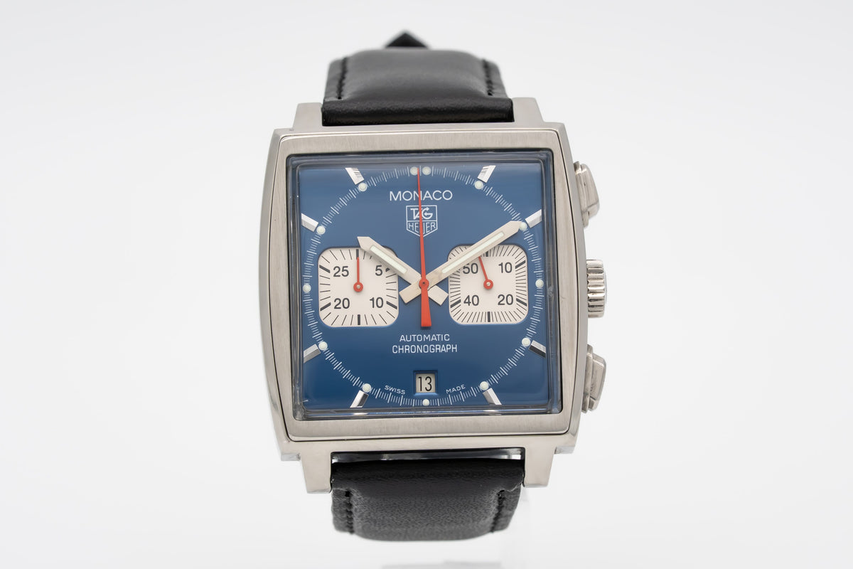 TAG Heuer Monaco CW2113 Steve McQueen Chronograph Stahl Automatik 38mm