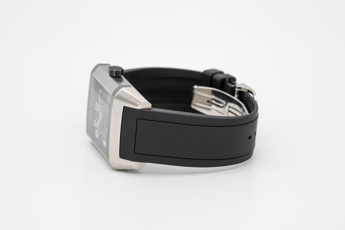 Jaeger-LeCoultre Reverso Squadra Hometime 230.8.77 Stainless Steel Automatic 35mm Papers