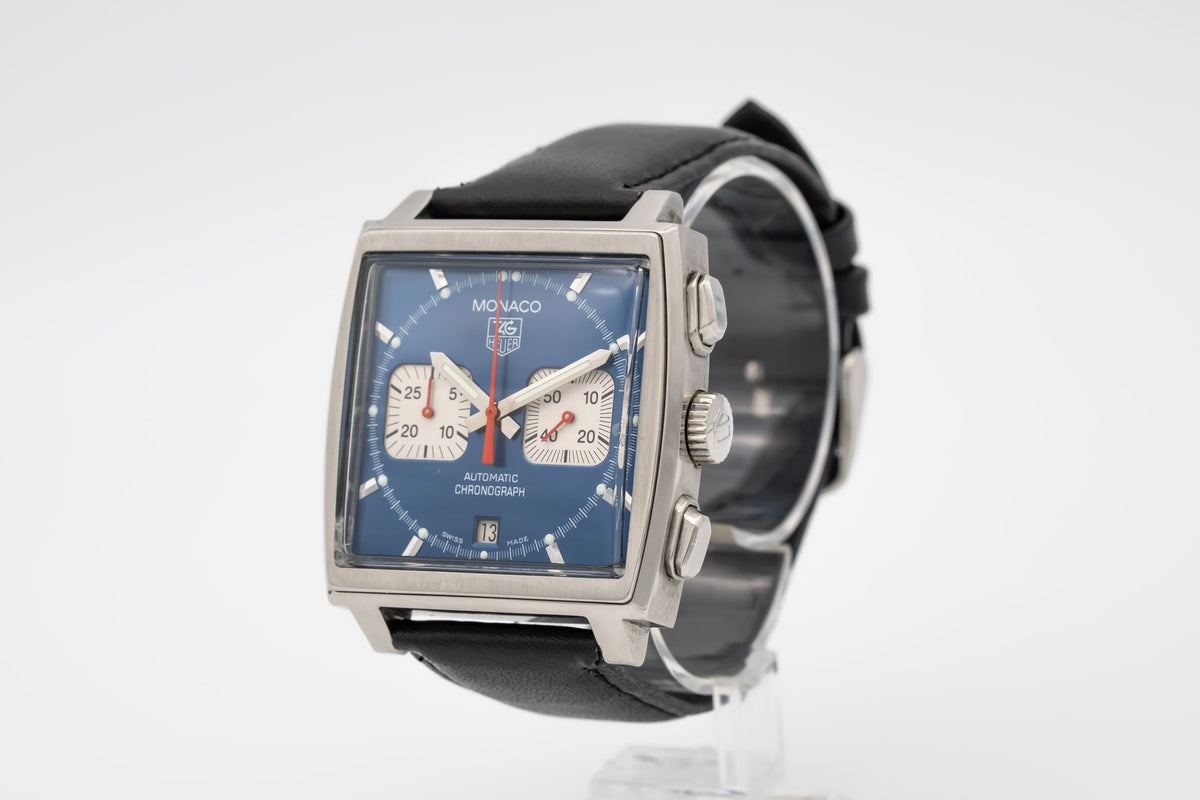 TAG Heuer Monaco CW2113 Steve McQueen Chronograph Stahl Automatik 38mm