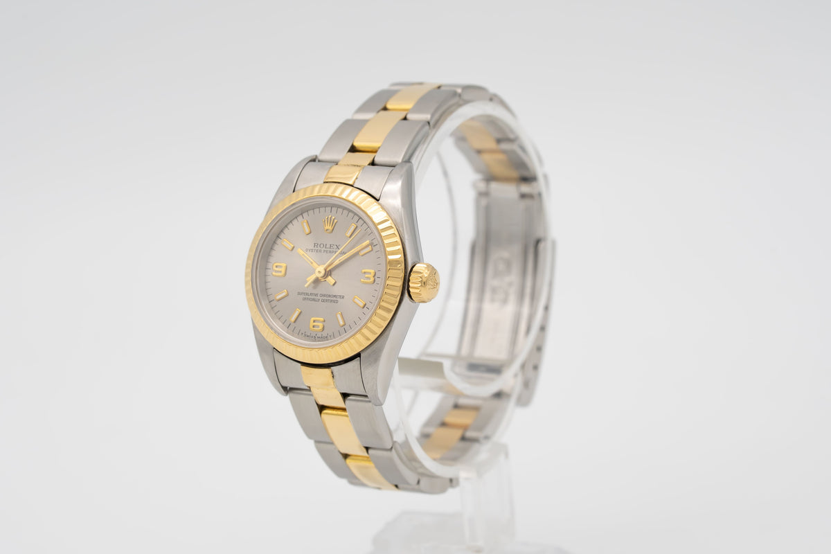 Rolex Oyster Perpetual 26 Lady 67193 Stahl Gelbgold 750 Automatik 26mm