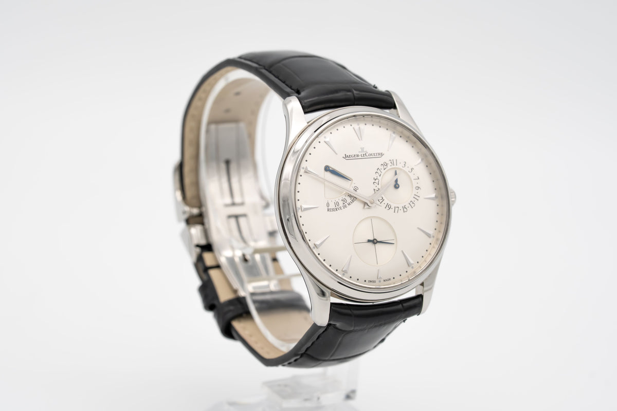Jaeger-LeCoultre Master Ultra Thin Réserve de Marche Stainless Steel Automatic Papers 39mm