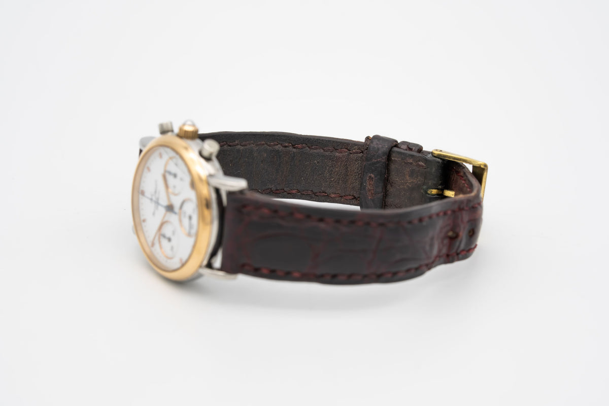 IWC Portofino Chronograph IW3730 Ladies Stahl Gelbgold 750 29mm