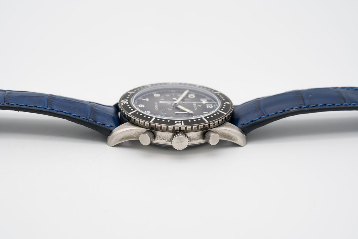 Zenith Pilot Type 20 Chronograph Flyback Stainless Steel Automatic 43mm Papers