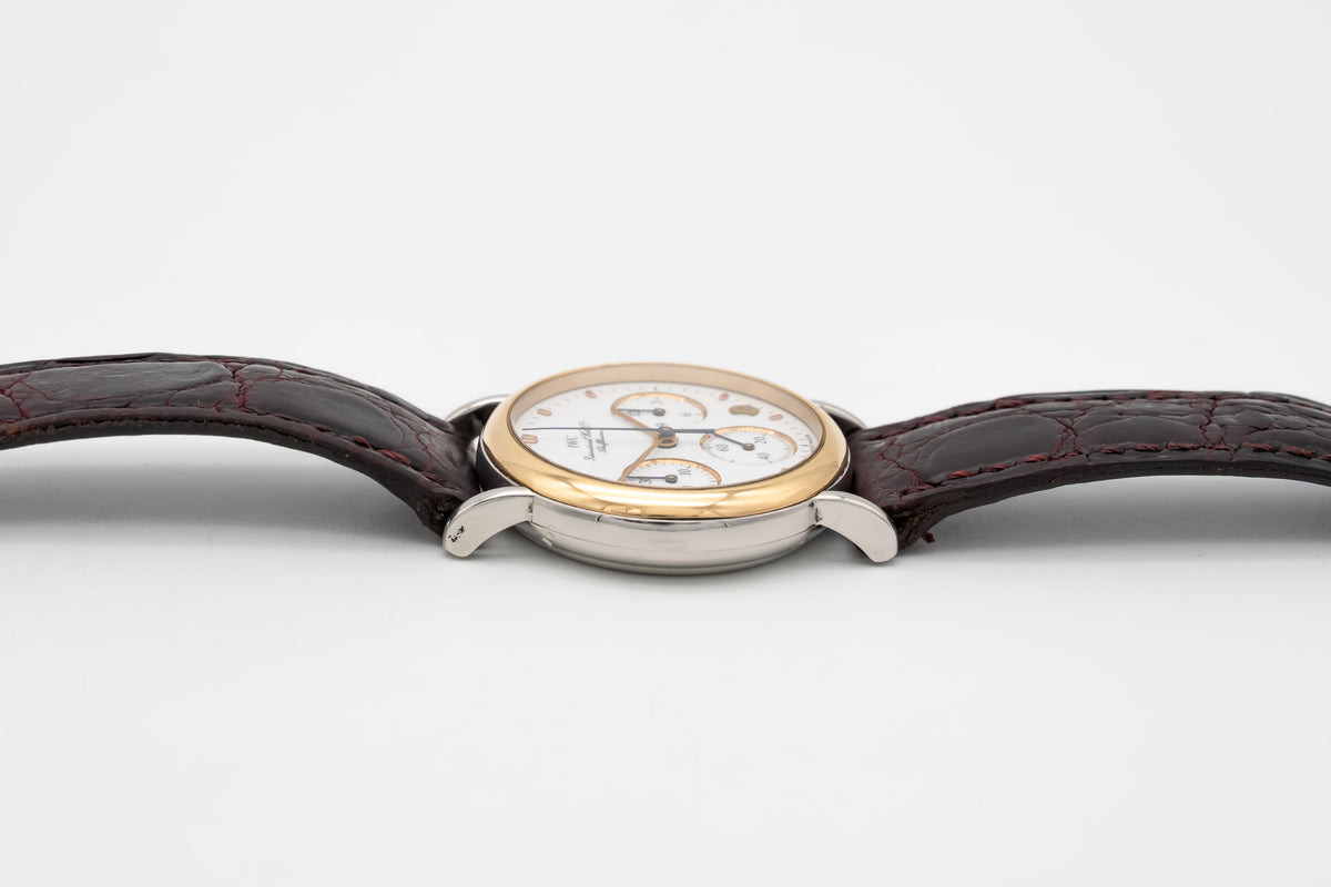 IWC Portofino Chronograph IW3730 Ladies Stahl Gelbgold 750 29mm