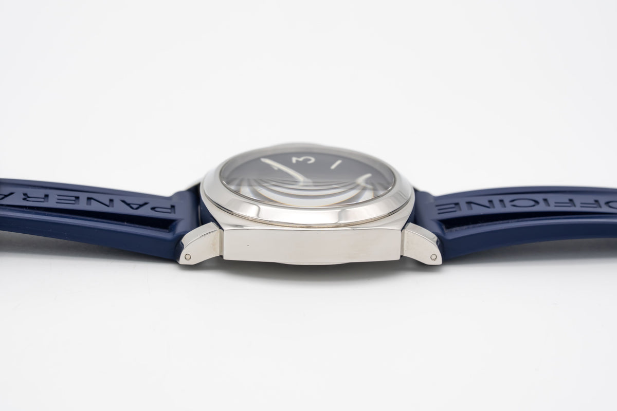 Panerai Luminor Blu Mare 44 Stainless Steel Manual Winding Papers