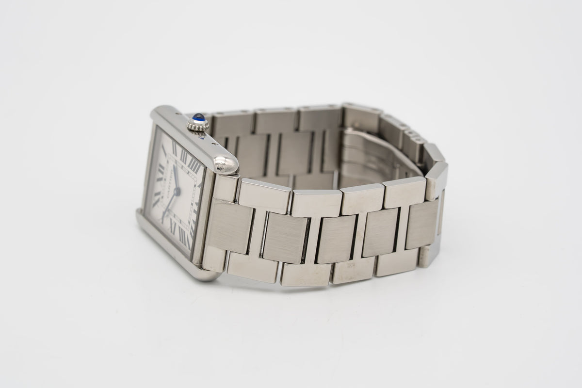 Cartier Tank Solo 3169 Stainless Steel Papers 27mm