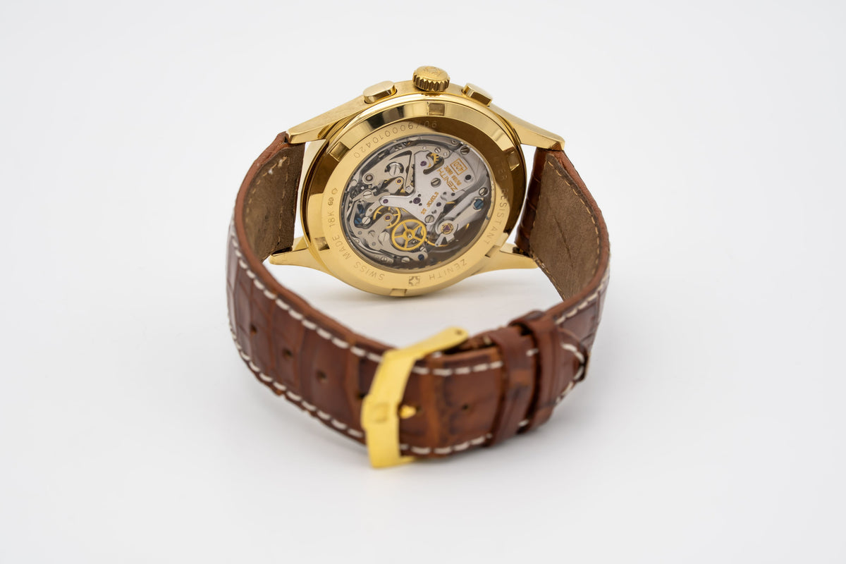 Zenith Prime 18 Karat Yellow Gold Manual Winding 38mm Gelbgold 750