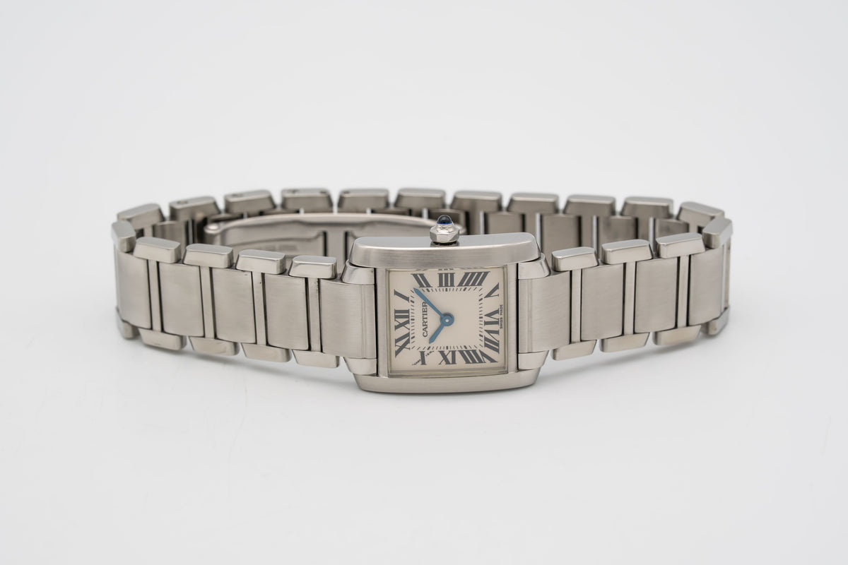 Cartier Tank Française Lady 2384 Stainless Steel 20mm