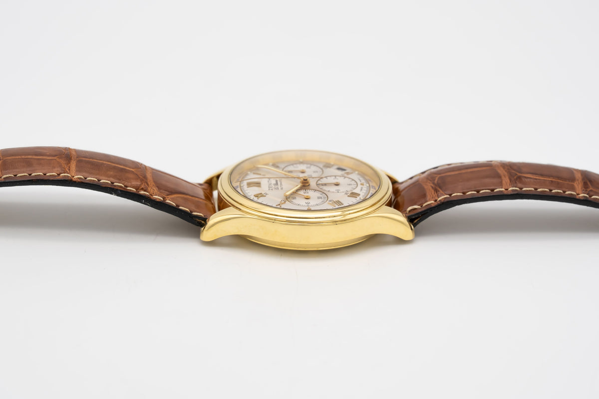 Zenith Prime 18 Karat Yellow Gold Manual Winding 38mm Yellow Gold 750