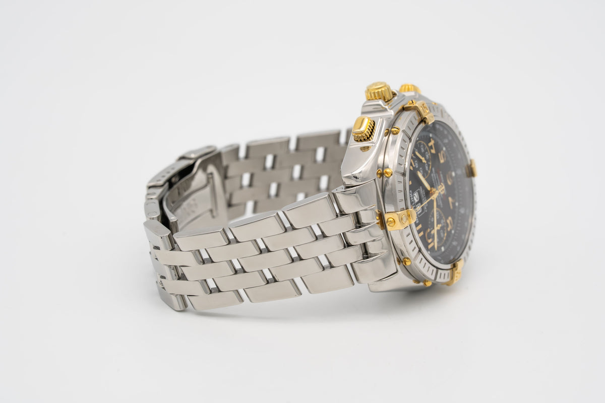 Breitling Crosswind Special B44356 Limited Edition Stahl Gelbgold Automatik 44mm Papers