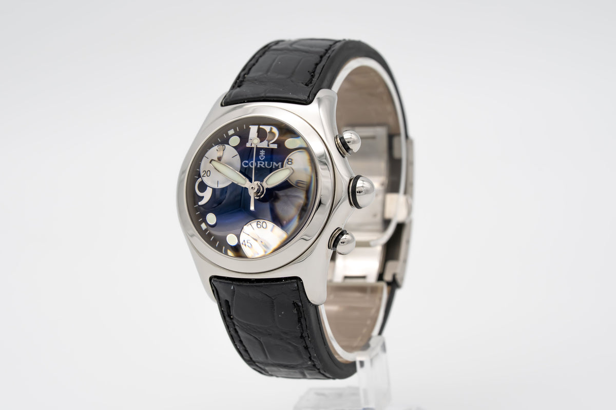 Corum Bubble 196.250.20 Chronograph Stainless Steel 36mm Papers