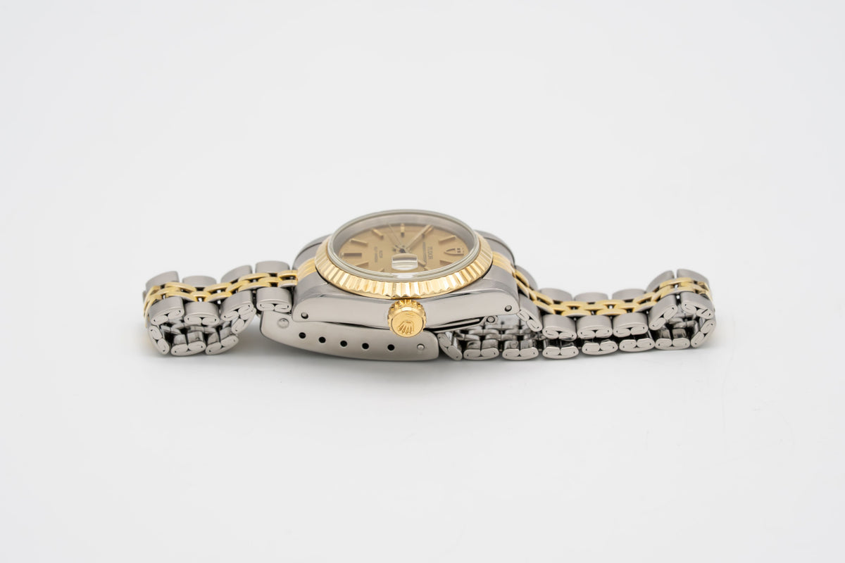 Tudor Prince Oysterdate Lady 92413 Stahl Gelbgold 750 Automatik 25mm Papers