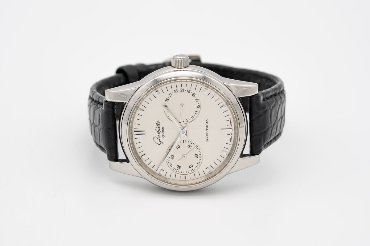 Glashütte Original Senator Hand Date Stainless Steel Automatic 40mm