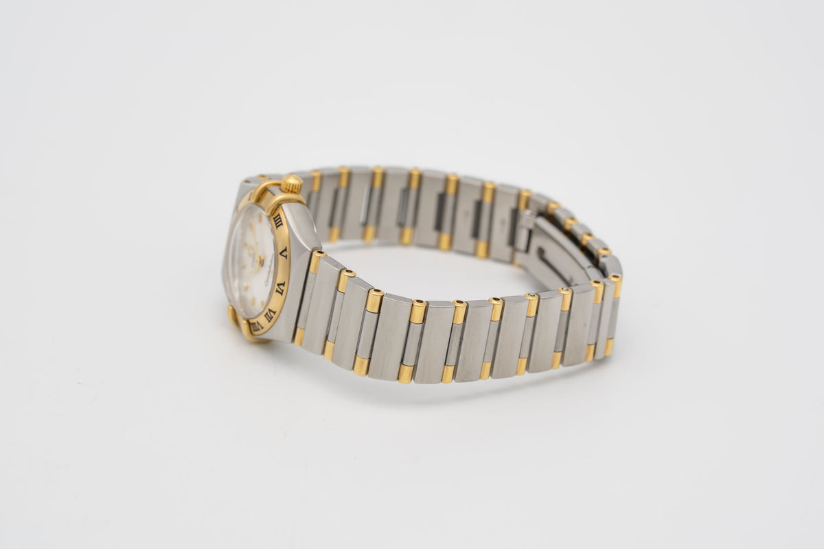 Omega Constellation Ladies Lady MOP Dial Stahl Gelbgold 750 22.5mm