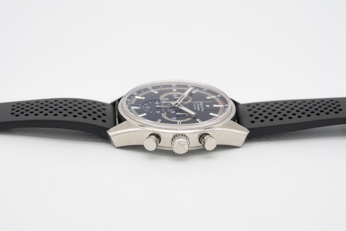 Zenith El Primero 36'000 VpH Stainless Steel Automatic 42mm Papers