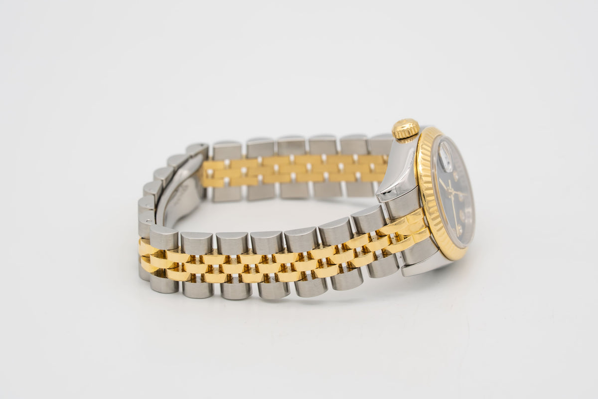 Rolex Lady-Datejust 179173 Factory Diamond Dial Stahl Gelbgold 750 Automatik 26m