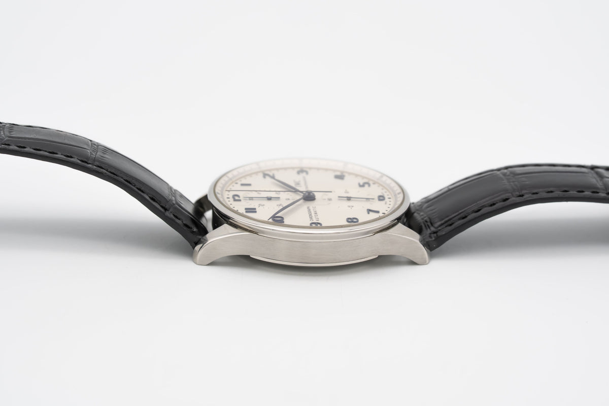 IWC Portugieser Chronograph IW371446 Portuguese Stahl Automatik 41mm Papers