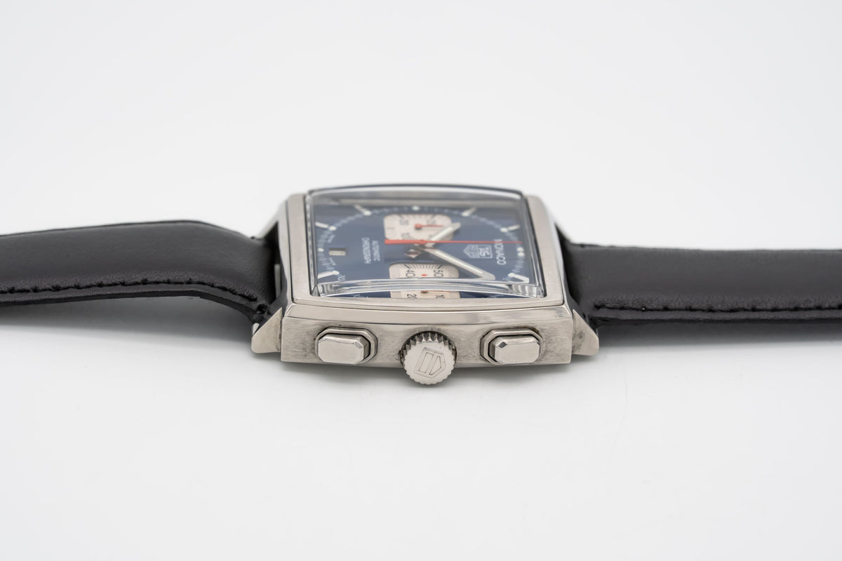 TAG Heuer Monaco CW2113 Steve McQueen Chronograph Stahl Automatik 38mm