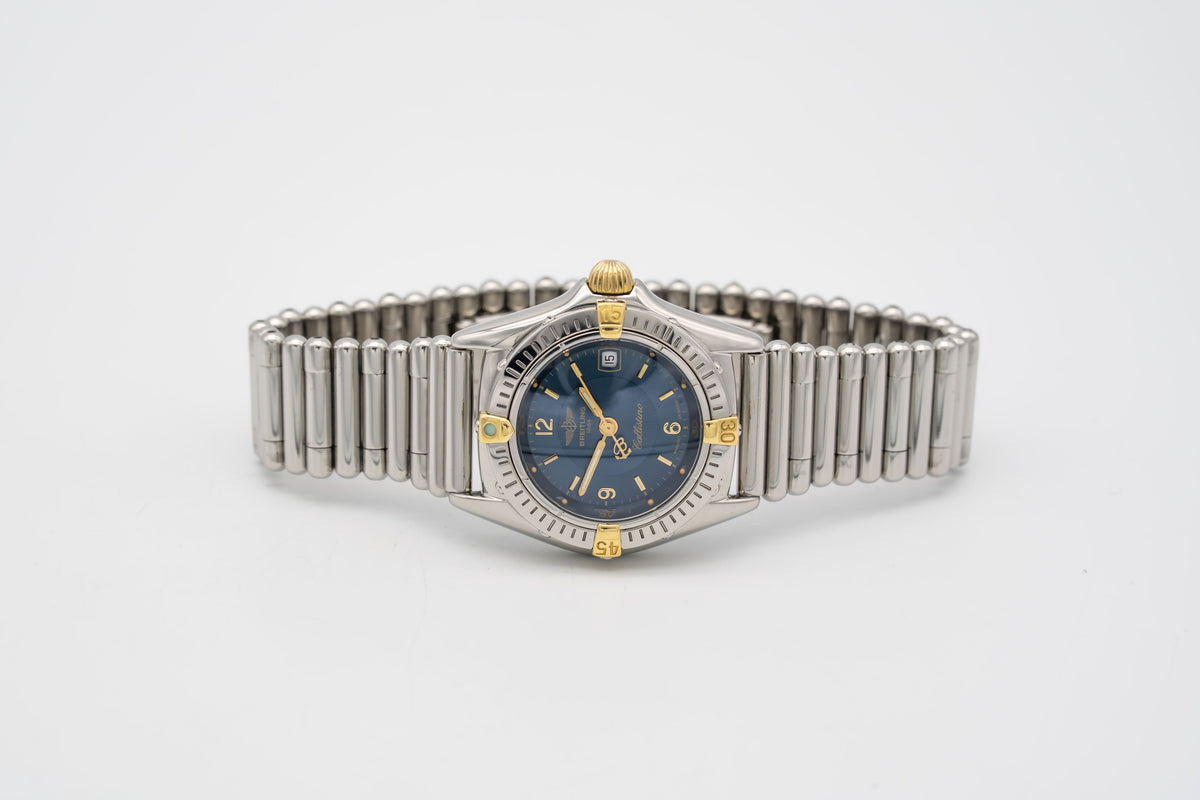 Breitling Callistino B52045 Lady Stahl Gelbgold 28mm Papers