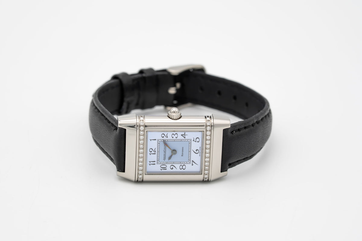 Jaeger-LeCoultre Reverso Lady 265.8.08 Factory Diamonds Stainless Steel
