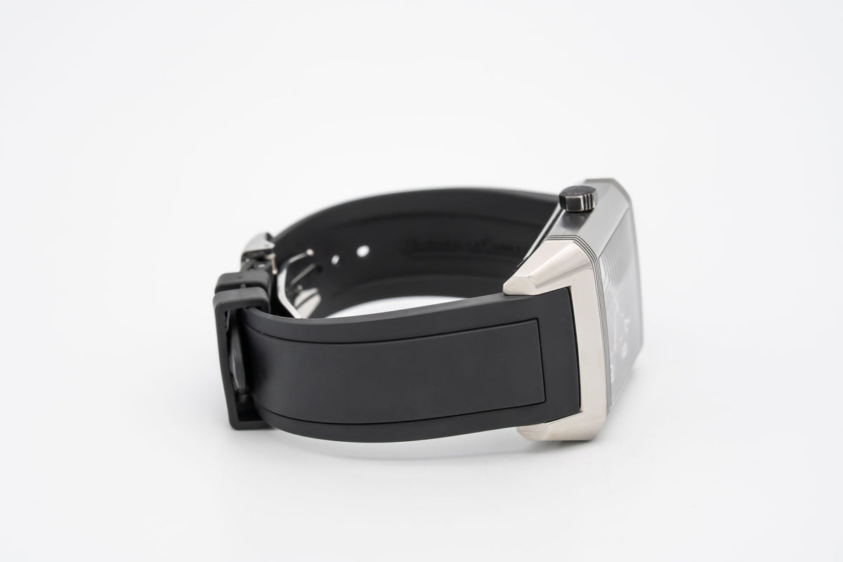 Jaeger-LeCoultre Reverso Squadra Hometime 230.8.77 Stainless Steel Automatic 35mm Papers