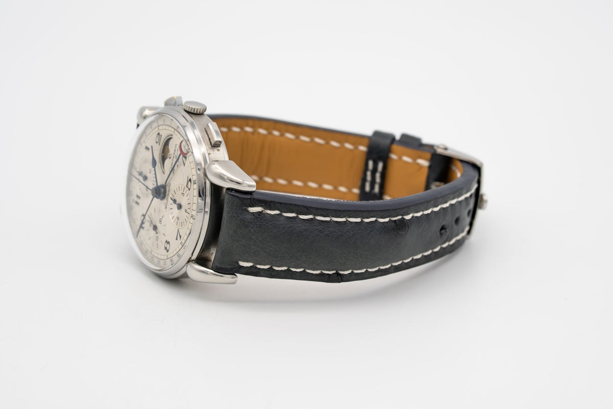 Chronoswiss Lunar Classic Chronograph Stainless Steel Automatic Papers 37mm