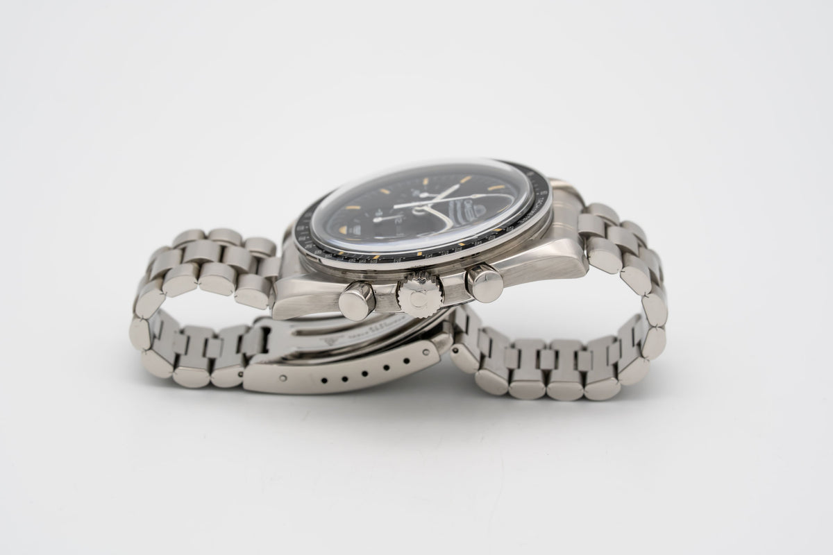 Omega Speedmaster Professional Moonwatch Apollo XI Papers Unpolished Stainless Steel Manual 42mm