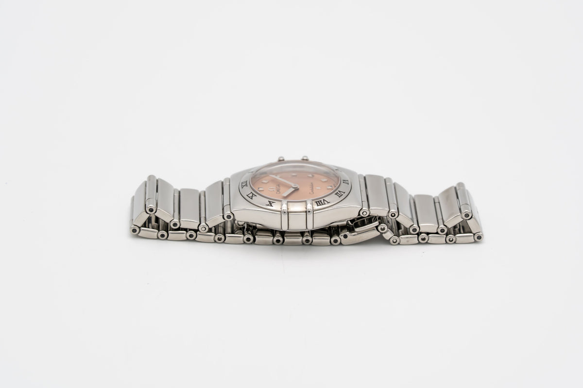 Omega Constellation Ladies My Choice Lady Salmon Dial Stainless Steel 25mm