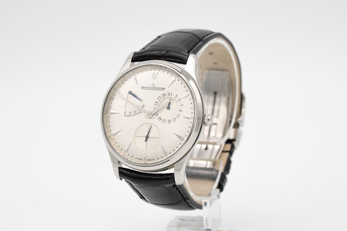 Jaeger-LeCoultre Master Ultra Thin Réserve de Marche Stainless Steel Automatic Papers 39mm