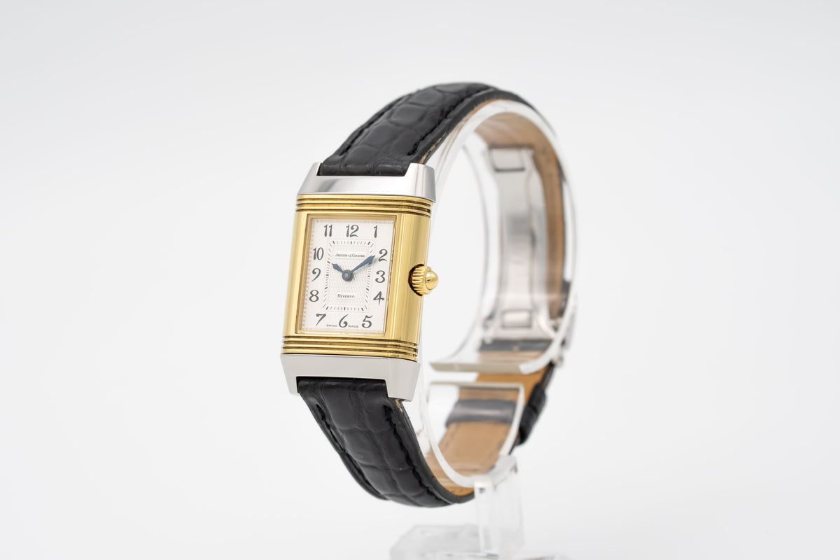 Jaeger-LeCoultre Reverso Duetto 266.5.44 MOP Fatory Diamonds Stahl Gelbold 750 Lady