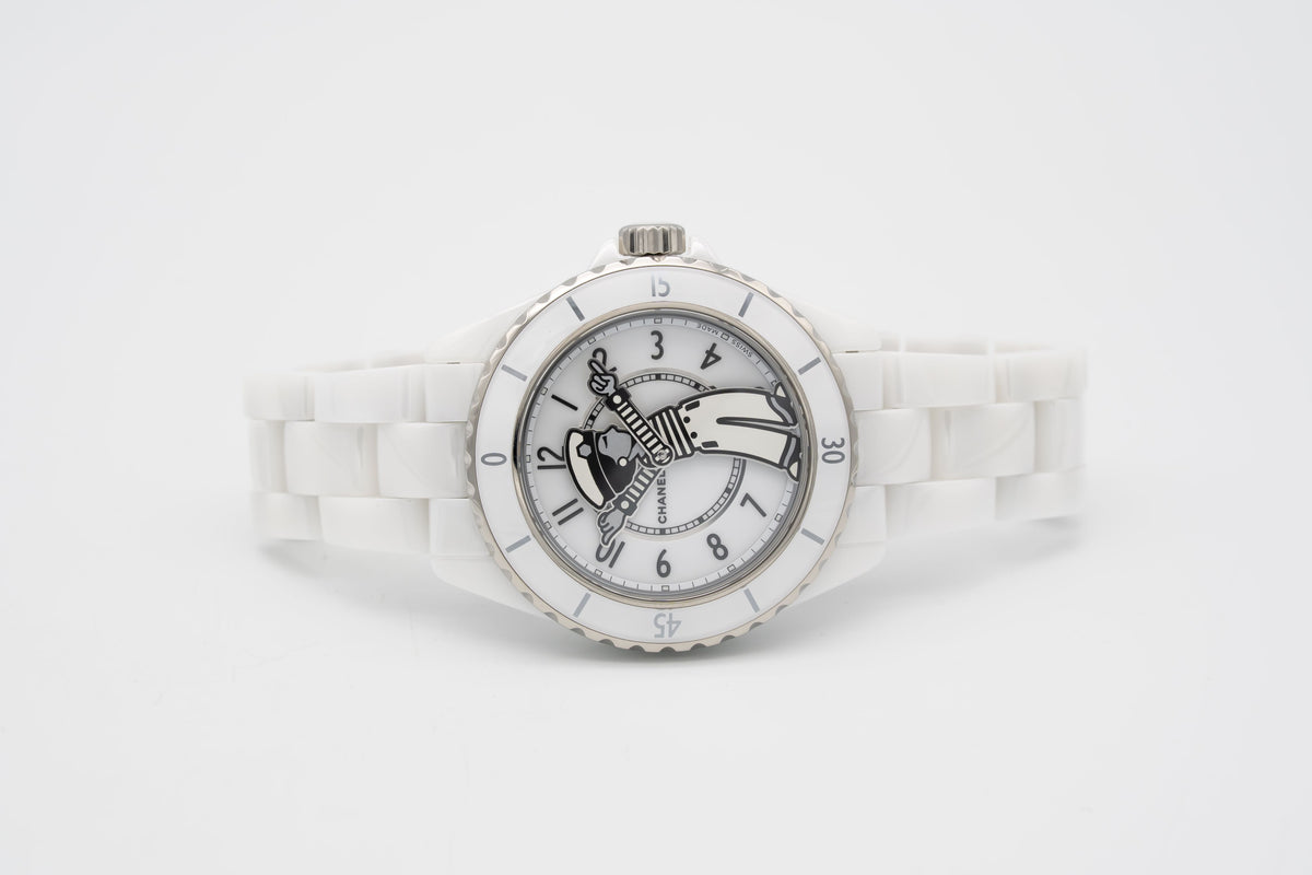 Chanel J12 Mademoiselle J12 La Pausa Ceramic Automatic 38mm Papers