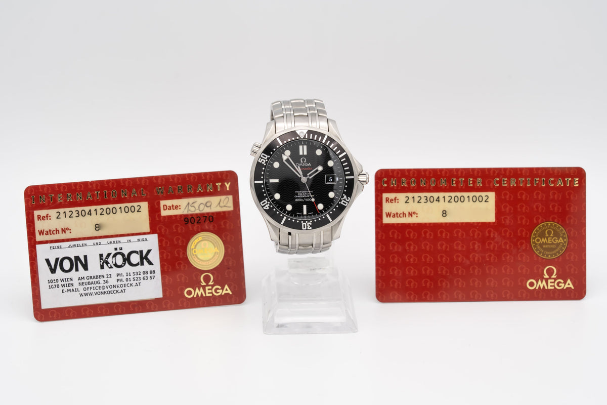 Omega Seamaster Diver 300 M Stainless Steel Automatic 41mm Papers
