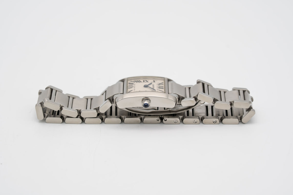 Cartier Tank Française Lady 2384 Stainless Steel 20mm