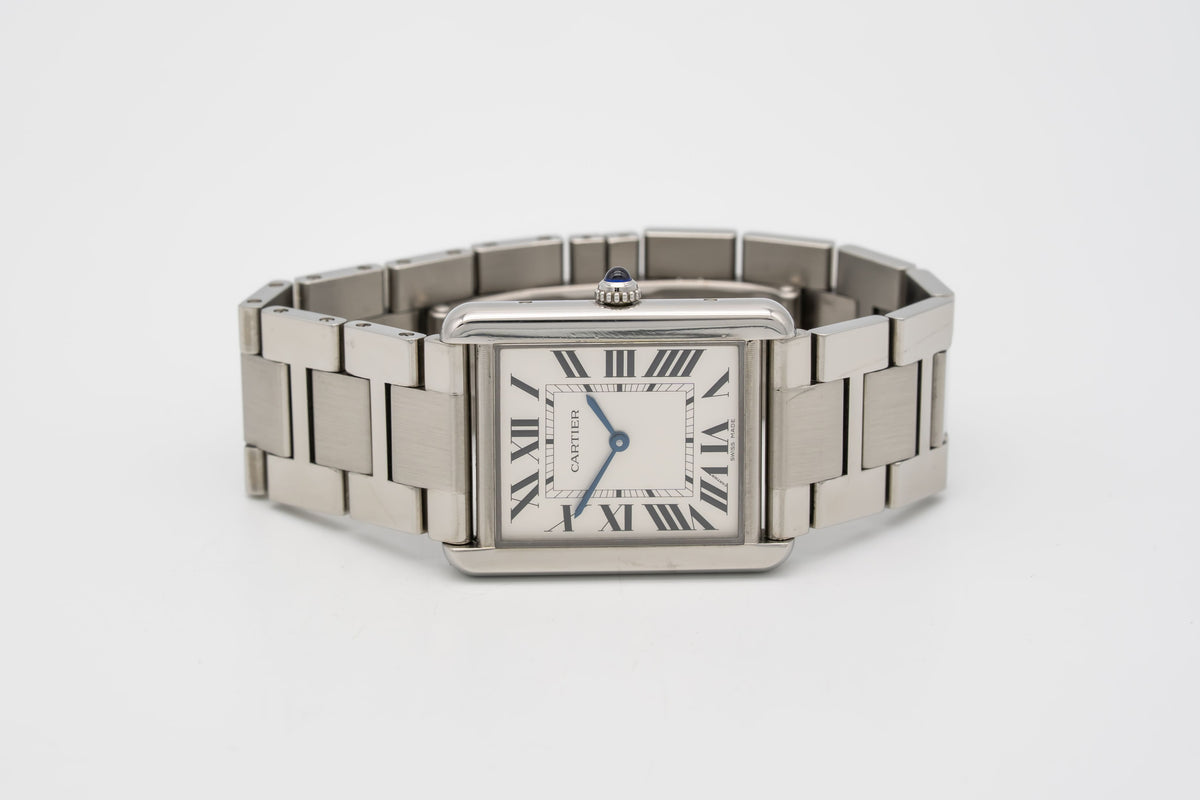 Cartier Tank Solo 3169 Stainless Steel Papers 27mm