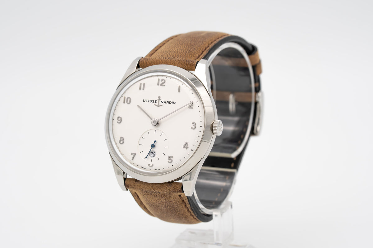 Ulysse Nardin Classico 3203-900 Paul David Full Set Stahl Automatik 39mm