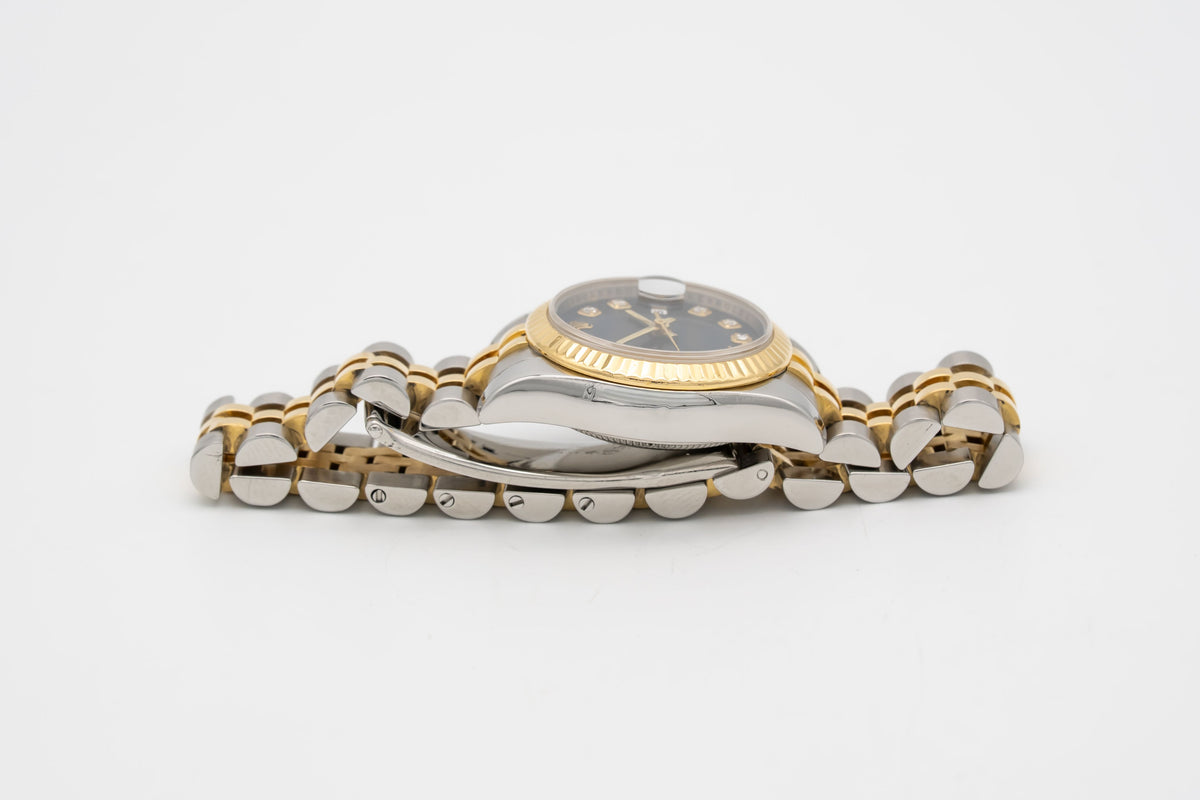 Rolex Lady-Datejust 179173 Factory Diamond Dial Stahl Gelbgold 750 Automatik 26m