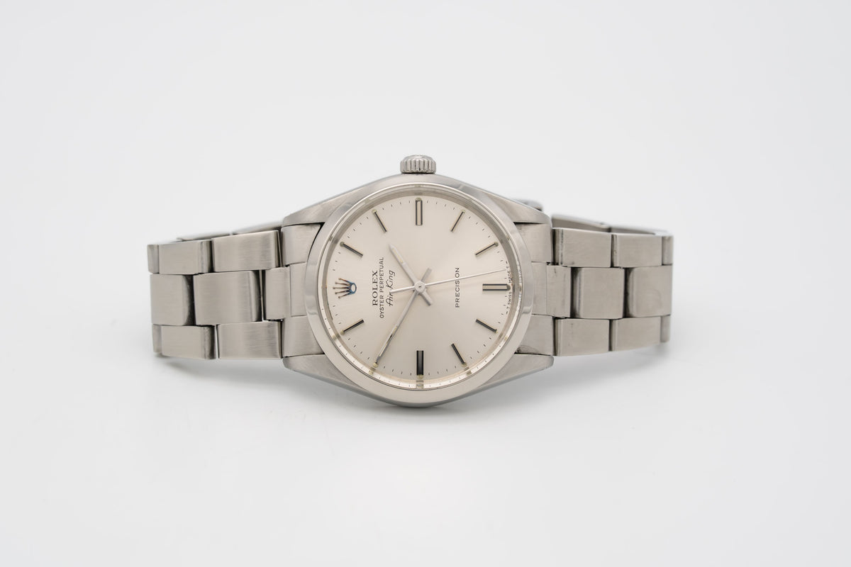 Rolex Air King 5500 Stainless Steel Automatic 34mm Papers