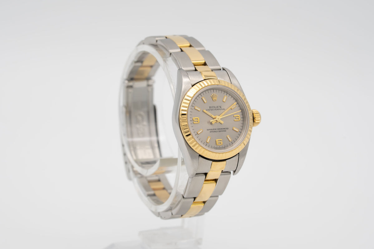 Rolex Oyster Perpetual 26 Lady 67193 Stahl Gelbgold 750 Automatik 26mm