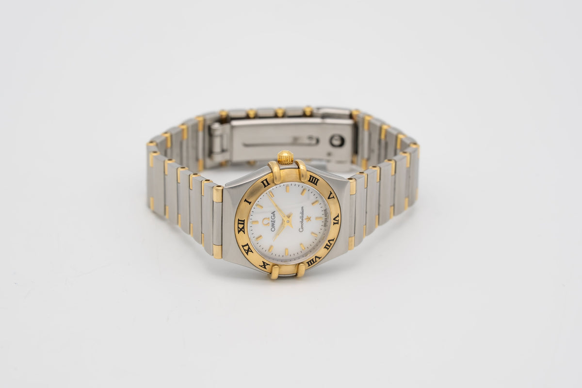 Omega Constellation Ladies Lady MOP Dial Stahl Gelbgold 750 22.5mm