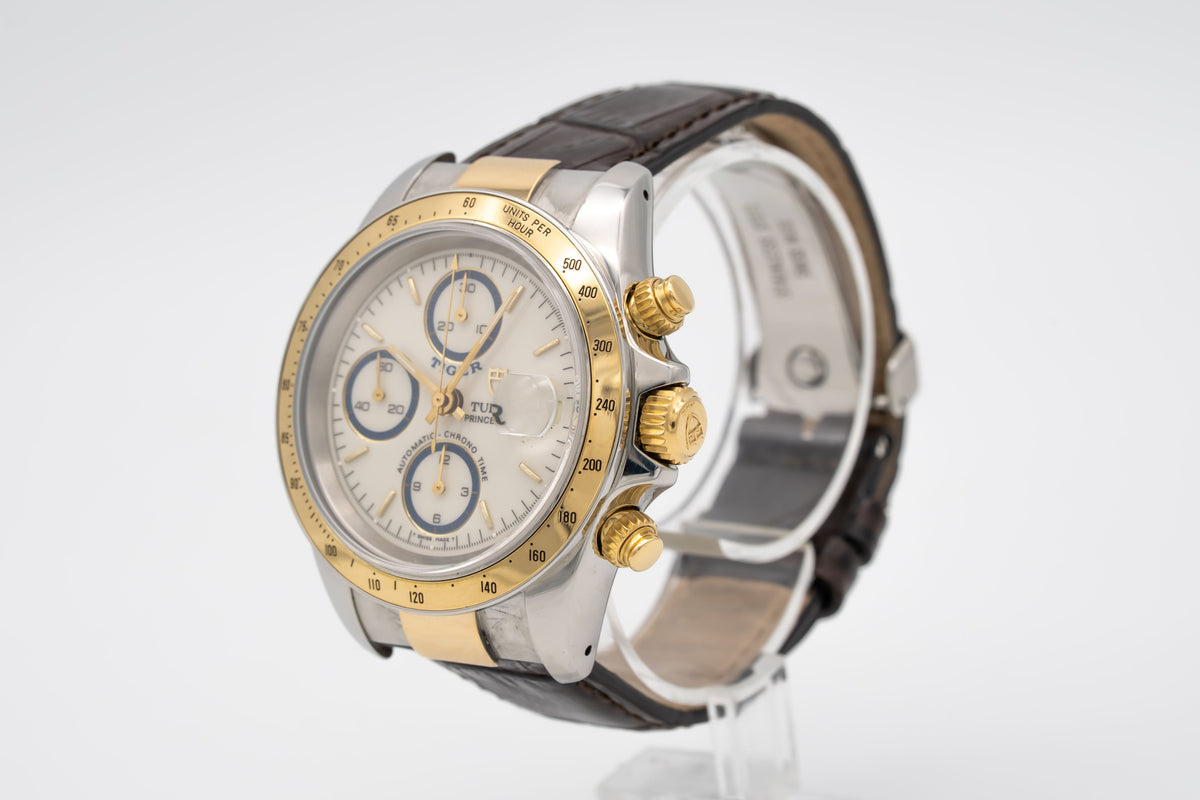 Tudor Tiger Prince Date 79263 Stahl Gelbgold 750 Chronograph Automatik 40mm