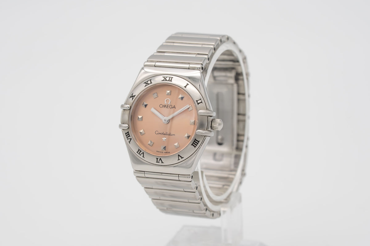 Omega Constellation Ladies My Choice Lady Salmon Dial Stainless Steel 25mm